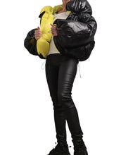Load image into Gallery viewer, Reversible Puff Jacket (Black/Yellow)
