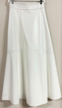 Load image into Gallery viewer, White Faux Leather Maxi Skirt
