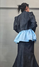 Load image into Gallery viewer, Baby Blue &amp; Denim Jacket
