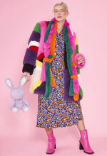 Load image into Gallery viewer, Vibrant Faux Fur Statement Coat
