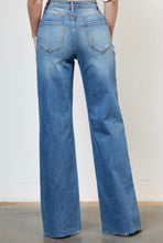 Load image into Gallery viewer, Criss Cross High Waist Wide Leg Jeans
