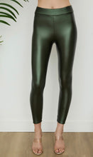 Load image into Gallery viewer, Faux Leather Coated Leggings (Black, Chocolate, Hunter Green, Silver)
