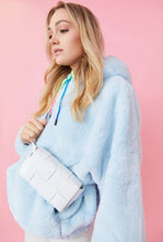 Load image into Gallery viewer, Oversized Faux Fur Hoodie (Orange, Green, Yellow, Light Blue)
