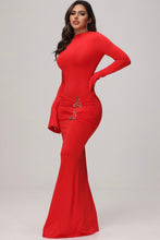 Load image into Gallery viewer, Red Hot Long Sleeve Maxi Dress
