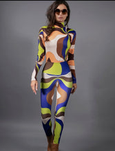 Load image into Gallery viewer, Abstract Psychedelic Leggings (Pink/Blue)
