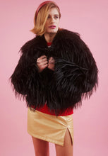 Load image into Gallery viewer, Hand Cut Mongolian Fur Knitted Jacket (Green, Black)
