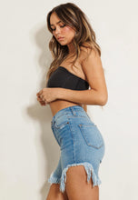 Load image into Gallery viewer, Mid-rise Distressed Frayed Hem Shorts
