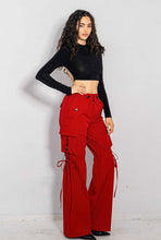 Load image into Gallery viewer, Red Cargo Pants
