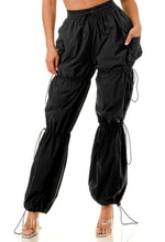 Load image into Gallery viewer, Black Parachute Jogger Pants
