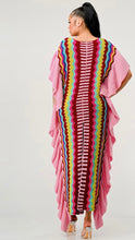 Load image into Gallery viewer, Pink Abstract Sweater Dress
