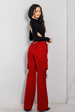 Load image into Gallery viewer, Red Cargo Pants
