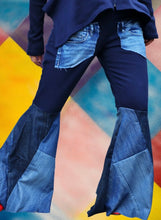 Load image into Gallery viewer, “KAY” Blue Denim Patched Set
