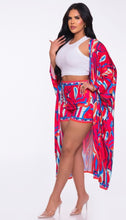 Load image into Gallery viewer, Fuschia Colorful Cardigan Set

