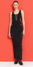 Load image into Gallery viewer, Black Slit Detailed Maxi Dress

