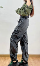 Load image into Gallery viewer, Rhinestone Embellished Cargo Pants (PINK/KHAKI/BLACK)
