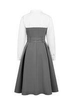 Load image into Gallery viewer, Trench Midi Dress With Shirt Combo

