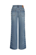 Load image into Gallery viewer, Studded Wide Leg Denim
