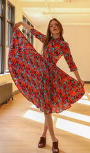 Load image into Gallery viewer, “Andi” Red Abstract Dress
