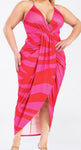 Pink & Red Dress (PLUS)