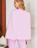 Lavender Open Front Cloak Blazer