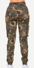Load image into Gallery viewer, Olive Camo Jogger Pants
