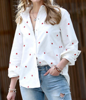 Sweetheart Oxford Top