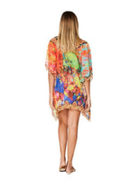 Multi-colored Short Kaftan