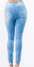 Load image into Gallery viewer, Light Blue Denim Joggers (PLUS)
