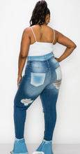 Load image into Gallery viewer, “TERRY” Flare Duo Denim Jeans (PLUS)
