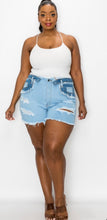Load image into Gallery viewer, DUO Blue Denim Shorts (PLUS)

