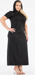 Black French Terry Maxi (PLUS)