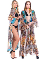 Animal Print Kimono Duster