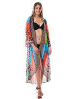 Multicolored Tropical Duster