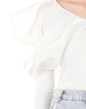 Load image into Gallery viewer, White Sailor Knit Top
