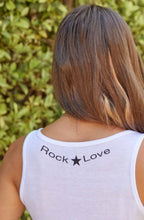 Load image into Gallery viewer, Rock Love White Tank
