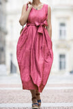 Linen Sleeveless Dress