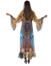 Load image into Gallery viewer, Animal Print Ruffle Duster
