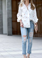 Sweetheart Oxford Top