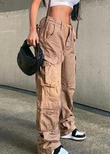 Load image into Gallery viewer, Vintage Khaki Cargo Pants

