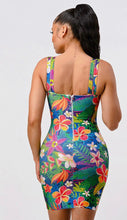 Load image into Gallery viewer, Spring Floral Bandage Dress
