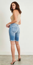 Load image into Gallery viewer, Medium Stone Distressed Shorts
