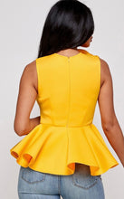Load image into Gallery viewer, Yellow Corsage Top
