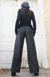 Wide Leg Gray Pants