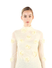 Load image into Gallery viewer, Ivory Floral Chiffon Top
