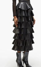 Load image into Gallery viewer, Black Layered Maxi Skirt
