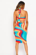 Load image into Gallery viewer, Swirl Girl Halter Set
