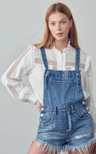 Load image into Gallery viewer, Denim High Rise Shortalls
