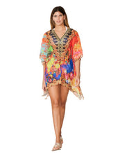 Load image into Gallery viewer, Multi-colored Short Kaftan
