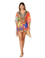 Multi-colored Short Kaftan