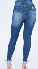 Load image into Gallery viewer, Denim High Waist Jeans (BLUE)
